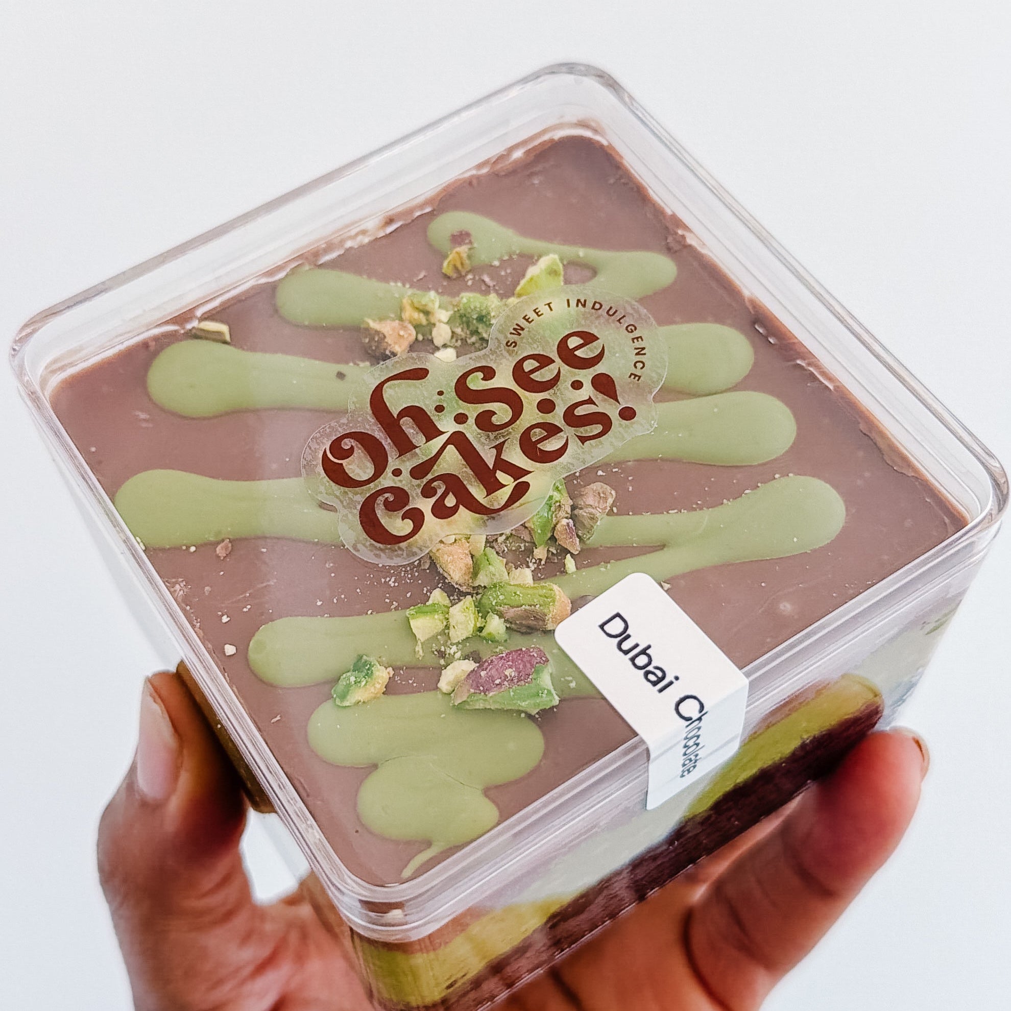 Dubai Chocolate Cake Jar